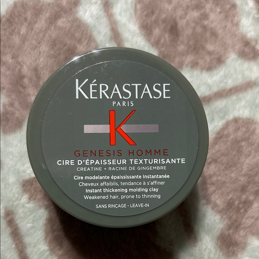 **SOLD** Kerastase Genesis Homme Texturizing Clay - Gray